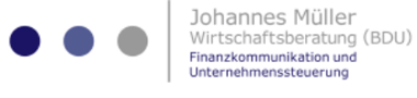Logo der Johannes Müller Wirtschaftsberatung (BDU) Bünde